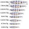 3/5/8pcs Metal Jig Fishing lure Set 7g 10g 14g 21g 28g 40g Sea Shore Casting Jigging lures Jigs Spoon Saltwater Artificial Bait 3
