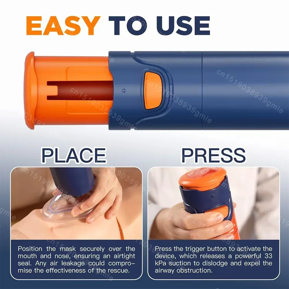 Auto Heimlich First Aid Choking Rescue Device Home CPR Choking Emergency Device Adult Children Asphyxia 4