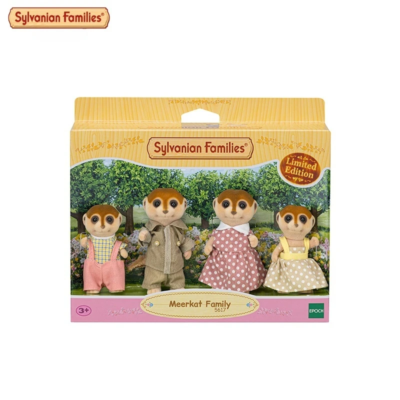 Authentic Sylvanian Families Anime Character Simulation Playhouse Toy Room Decoration Toy Christmas Gift 5
