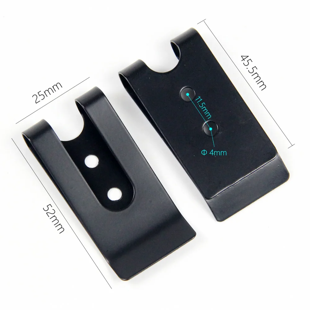 PLIGREAT 18-tlg. Gürtelclip Set - Metall Clips Mit Nieten Für Taschen & Leder-Projekte