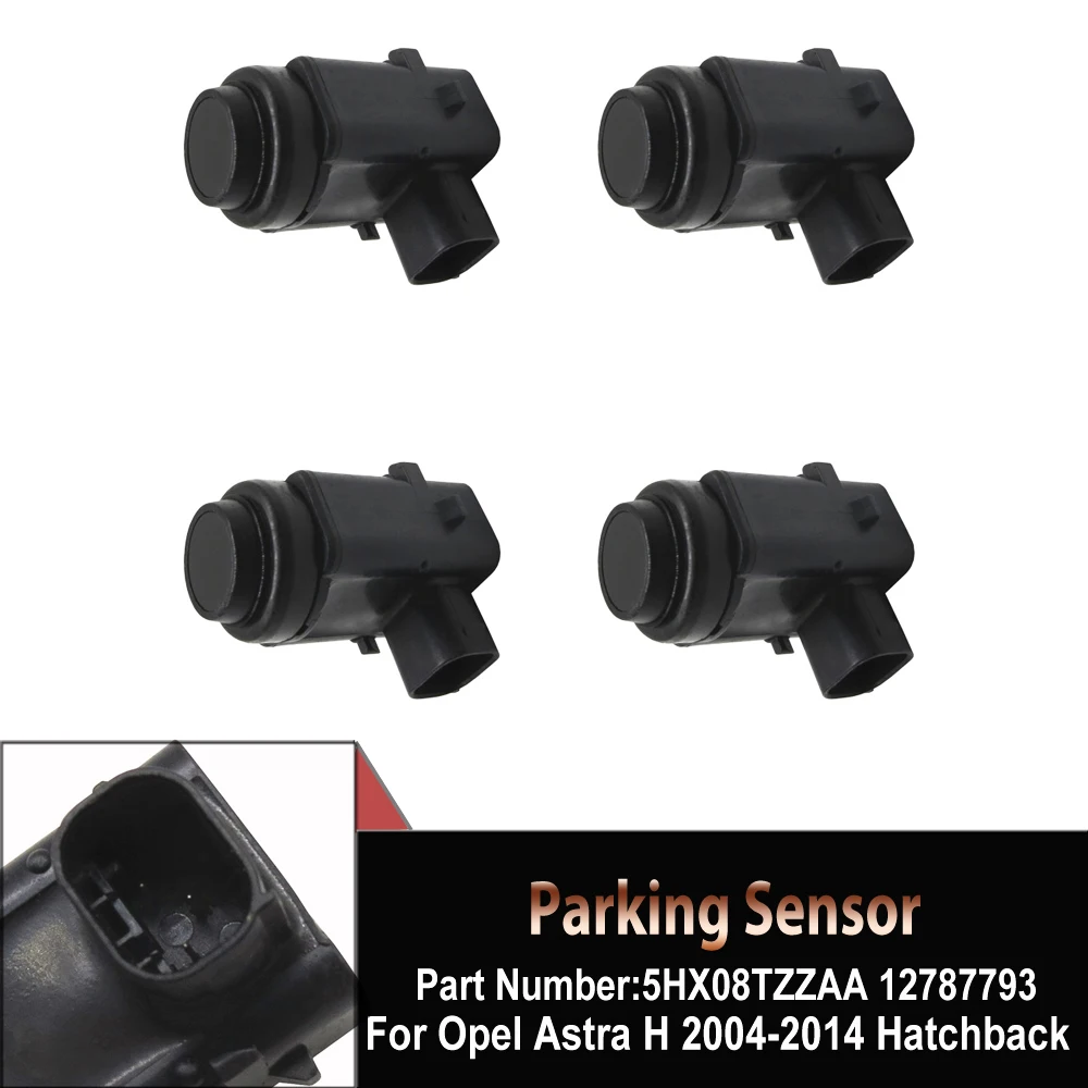 

4PCS 12787793 Black PDC PARKING SENSOR FOR OPEL, FOR SAAB 9-3 VECTRA C VAUXHALL ASTRA For ZAFIRA AUTO SENSOR 0263003208