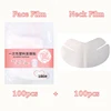 Disposable Face Plastic Film Full Face Cleaner Mask Neck Stickers Paper Transparent PE Masks Wrap Facial Beauty Healthy Tool 6