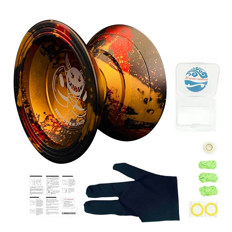 BEBOO YOYO A1 Demon Lava Yoyo for Kids,Bearing Yoyo for Beginners Aluminum Alloy Toy