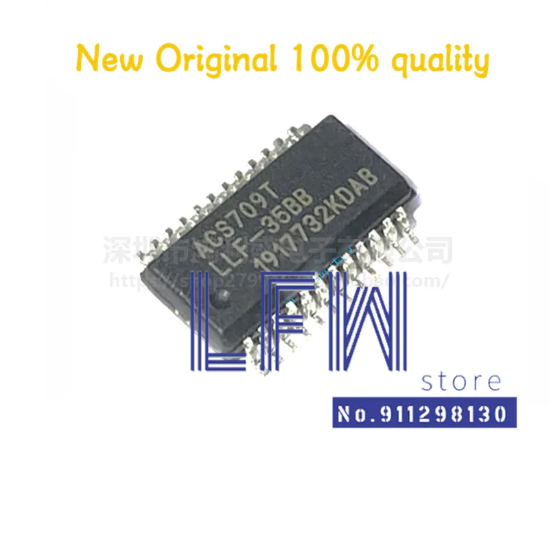 

1pcs/lot ACS709LLFTR-35BB-T ACS709LLF-35BB ACS709LLF SSOP24 Chipset 100% New&Original In Stock