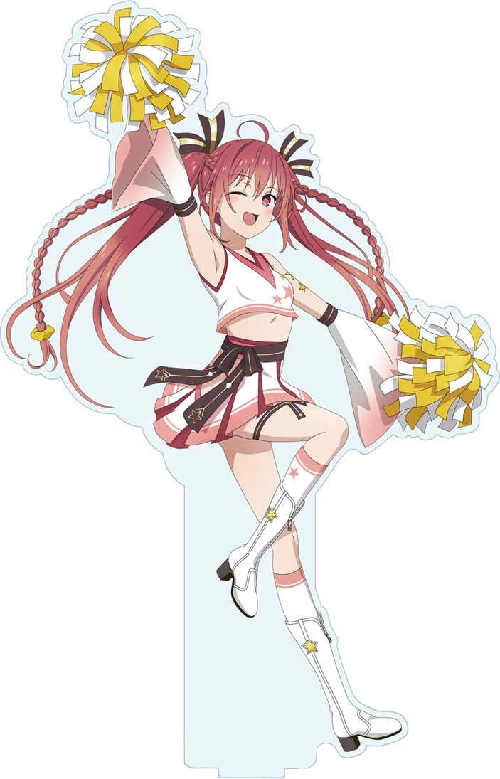 Anime Peripheral Store Date A Live IV Kotori Itsuka Cheergirl Ver Acryl HD Figur Stand Schreibtisch Dekor Geschenke Sammlung ca. 15 cm – Detail 3