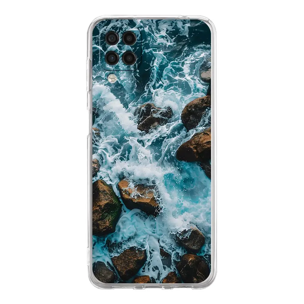 Blue Sea Ocean Waves Phone Case Cover