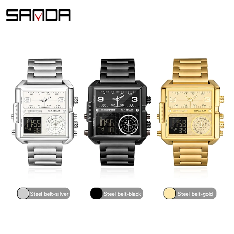 Military Watch | Sports Watch | Sanda Watch | Alarm Clock | Quartz 