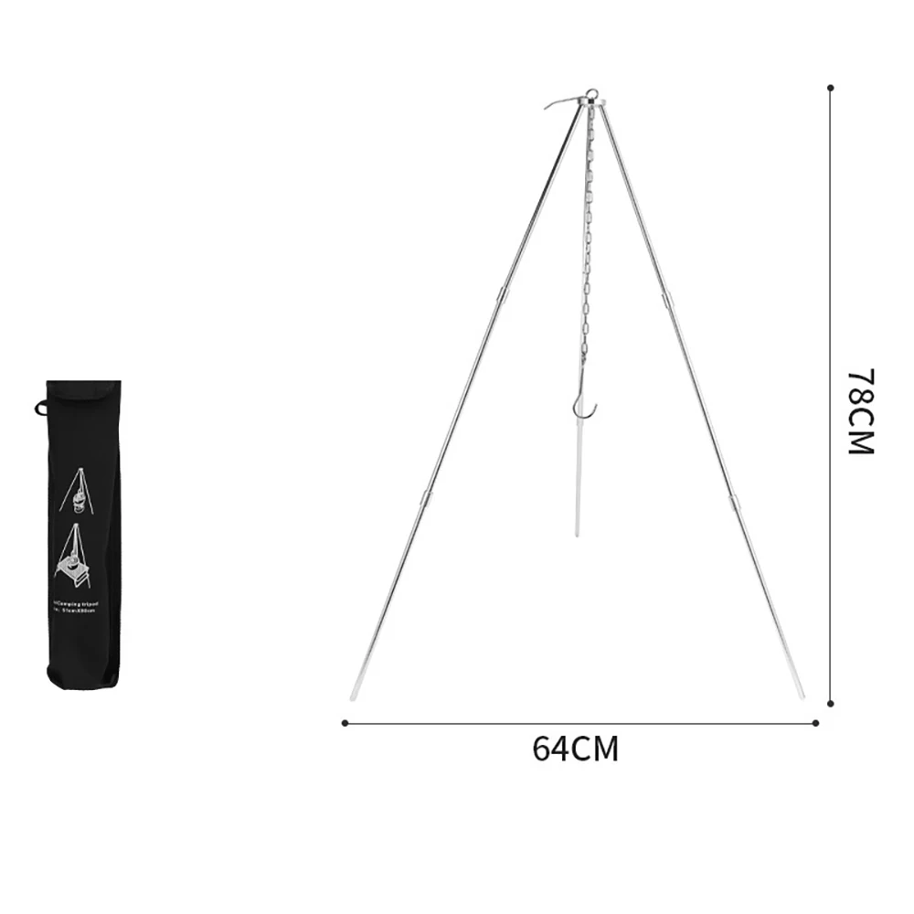 Camping Campfire Tripod 8