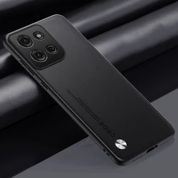 Leather Case Cover with Soft Frame and Camera Protection for Motorola Moto G Series (Black)