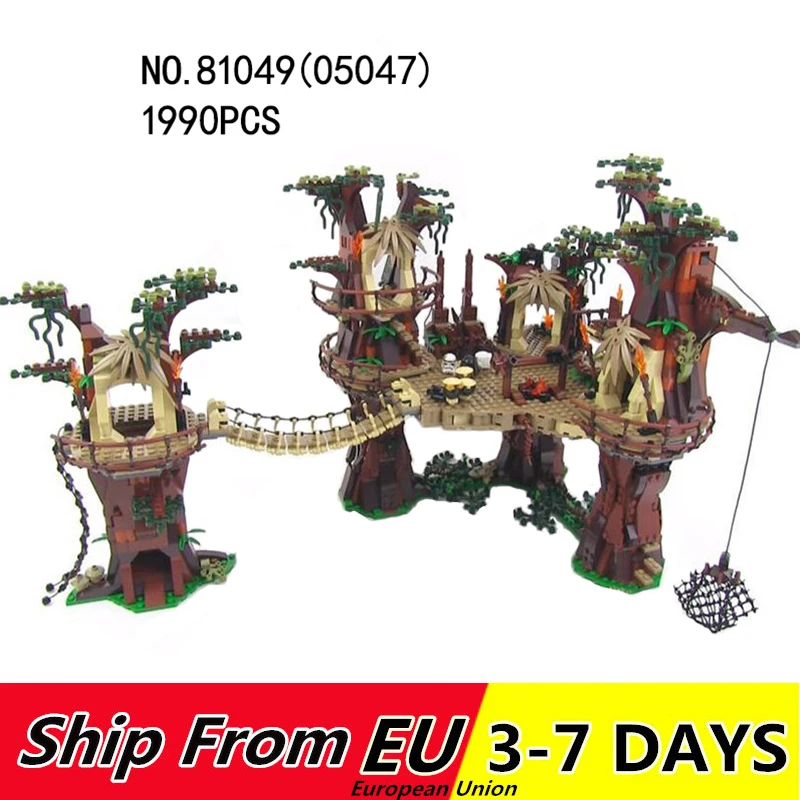 

1990Pcs 81049 Model Ewoks Villages Building Blocks Set Assembly Toy 180016 for Children Friends Birthday Christmas Gift Bricks