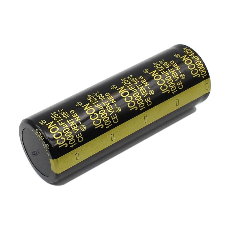 JCCON 125V10000UF 10000UF 125V High Frequency Low ESR Audio Aluminum Electrolytic Capacitors 35X70MM 35x100mm 1PCS