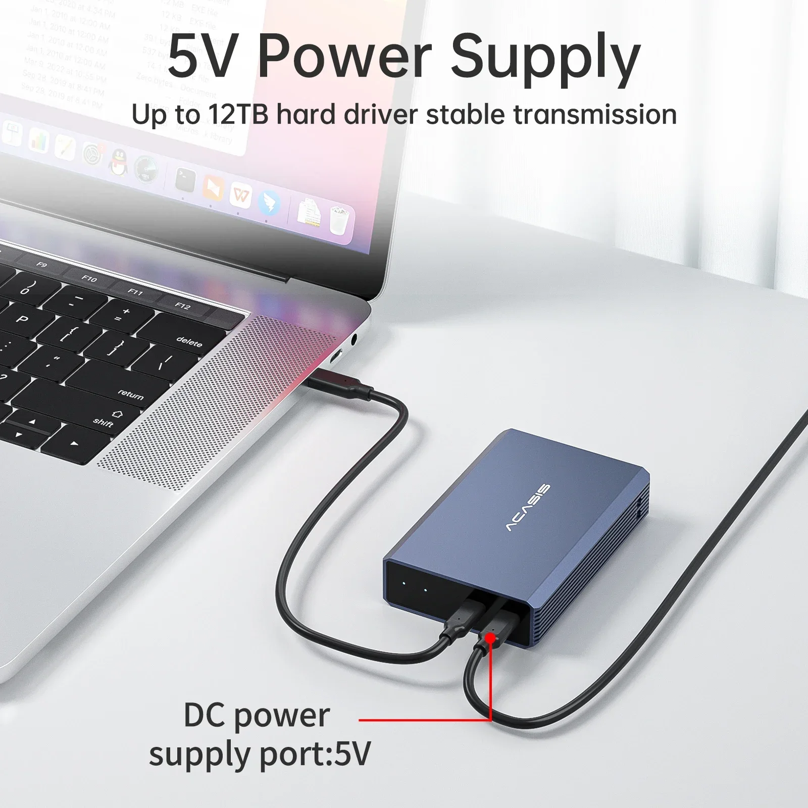 2.5 Inch HDD Case Dual Bay External Hard Drive Enclosure Case SSD For SATA Hard Disk Array With RAID Function PC external hard drive case,ssd enclosure,external hard drive box,hard disk case,hard drive enclosure,hdd case enclosure