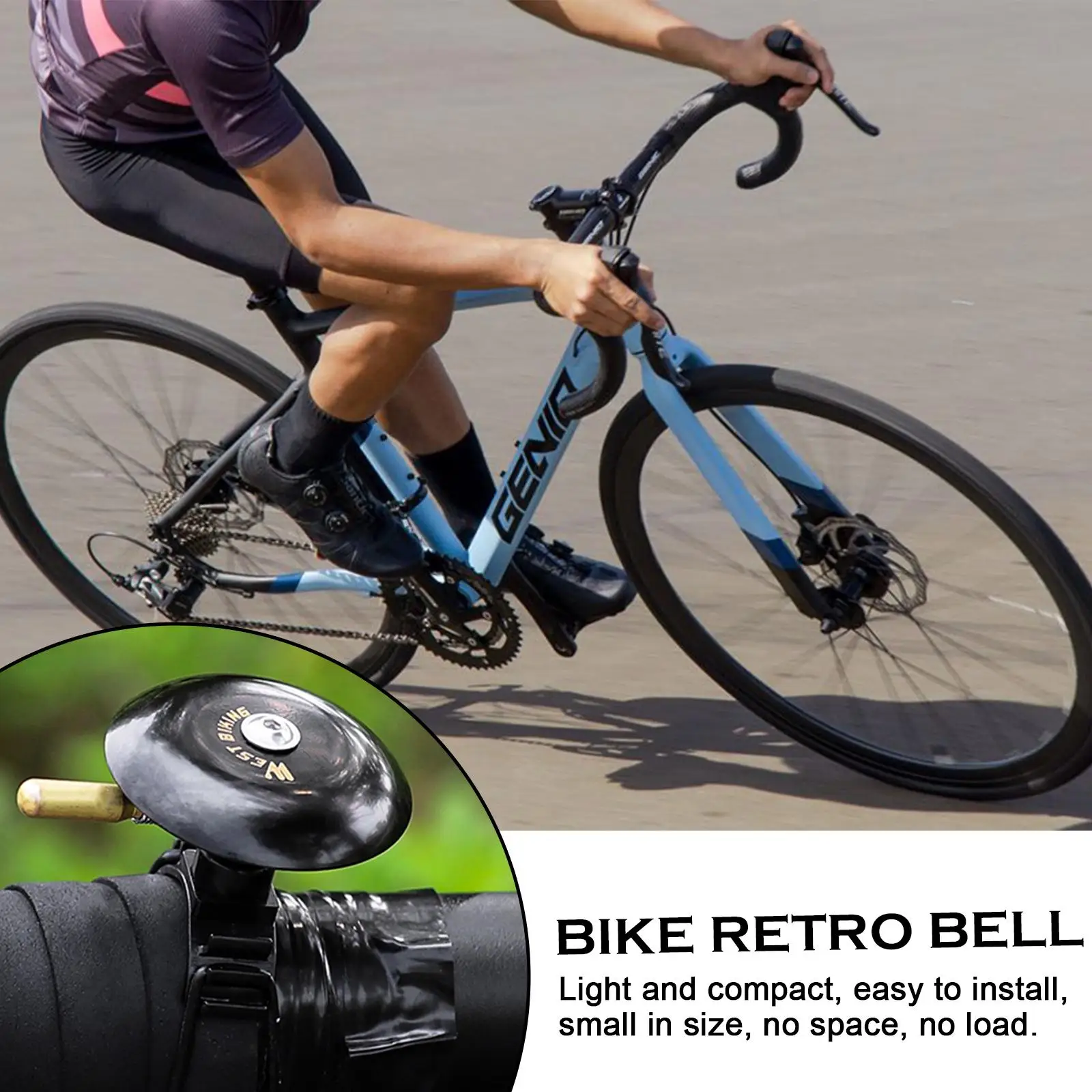 Cloche de vélo 6 sons électronique cornes de cycli... – Grandado
