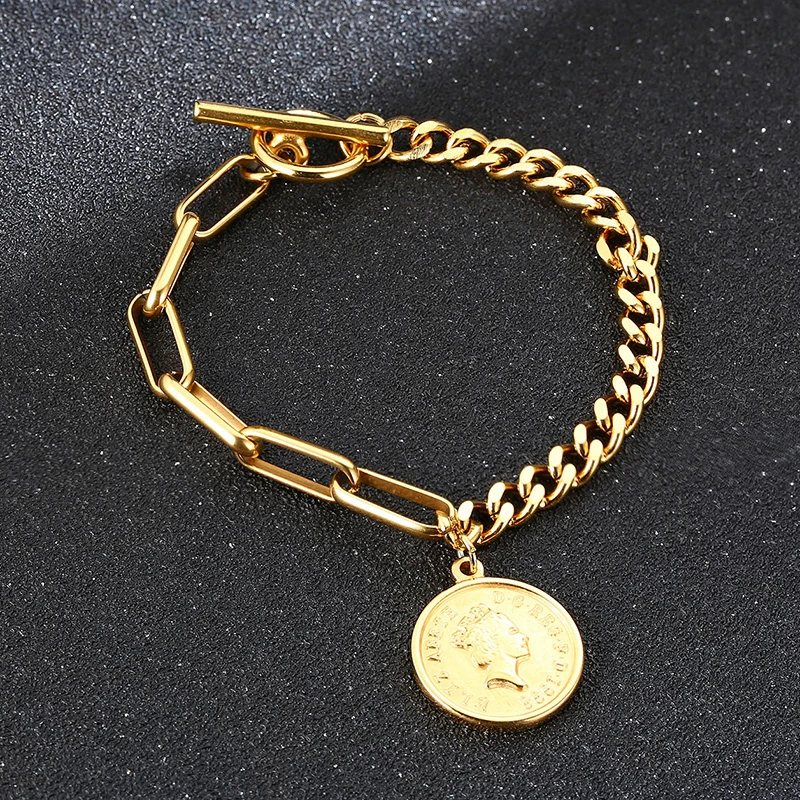 Elizabeth Coin Charm Bracelet - Image 6