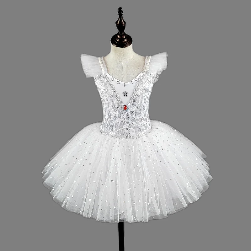 Children's ballet skirt girls dance skirt children's program collective performance costumes dance performance costumes 5