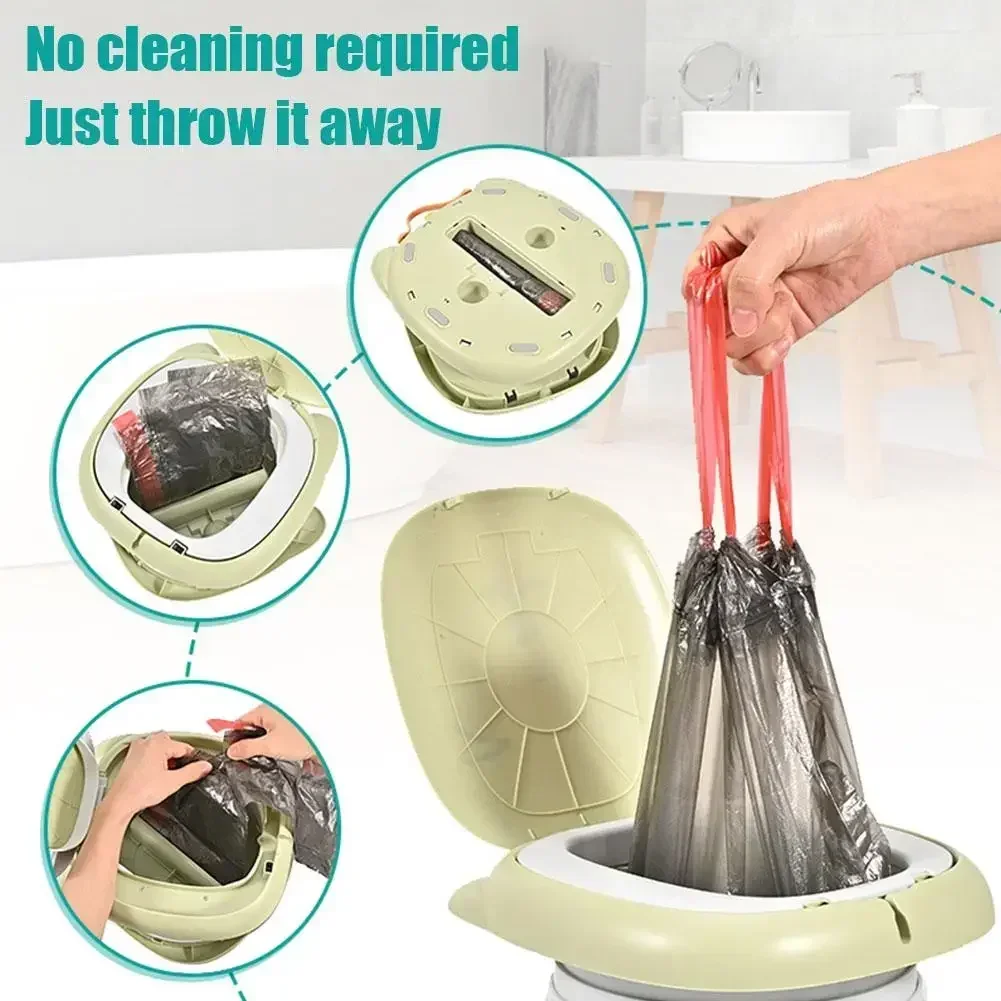 Portable Potty For Toddler Travel Foldable Potty Training Toilet For Car Camping Indoor Outdoor Bathroom For Baby Kids Children 3