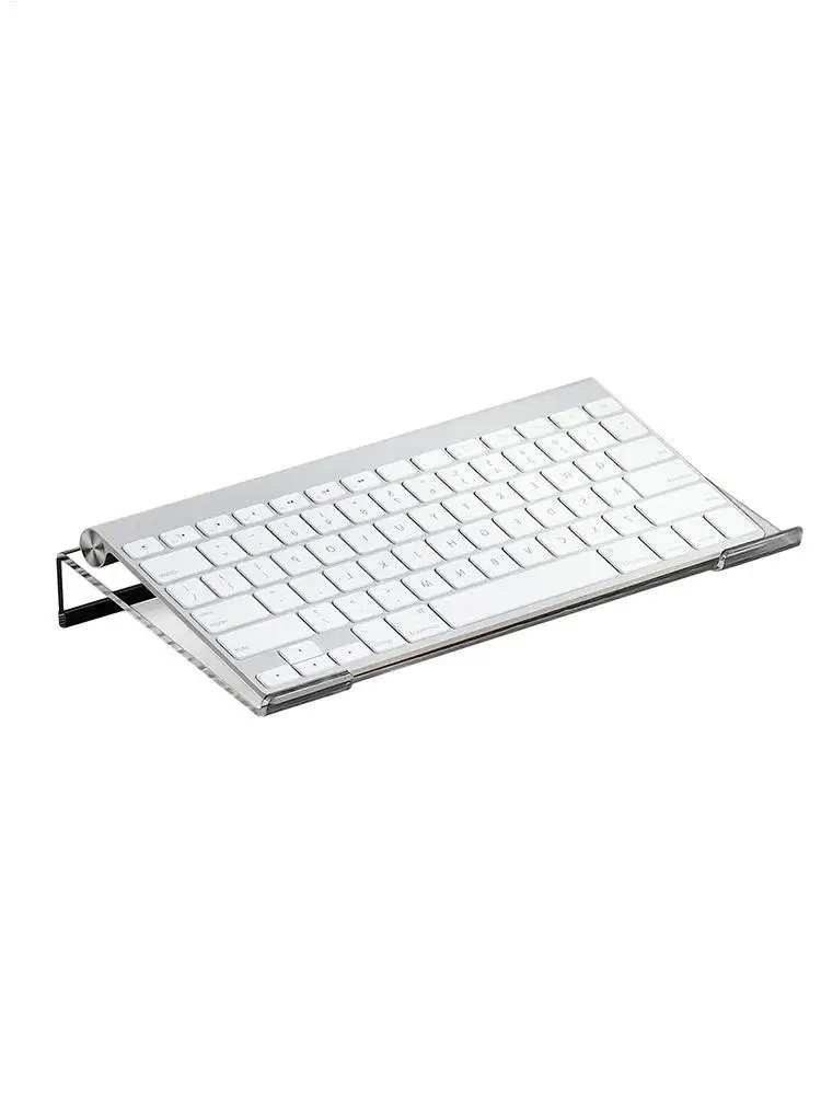 데스크탑용 키보드 스탠드 미끄럼 방지 PC 키보드 투명 틸트 리프트 트레이 게임용 필수 컴퓨터 액세서리 인체공학적 타이핑을 위한 필수품