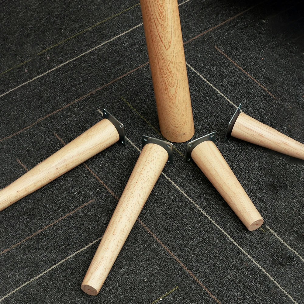 Wood Furniture Legs Oblique Straight Table Sofa Support