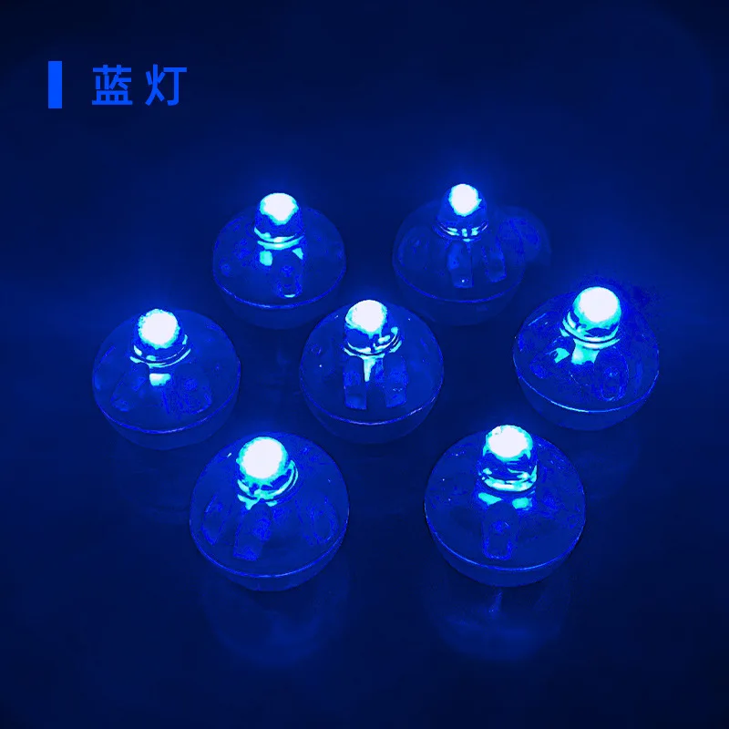 Miniature LED Flash/Monochrome Round Ball Lights Diy Dollhouse/Buiding Sand Table Scene Luminous Materials Accessory 10Pcs 5