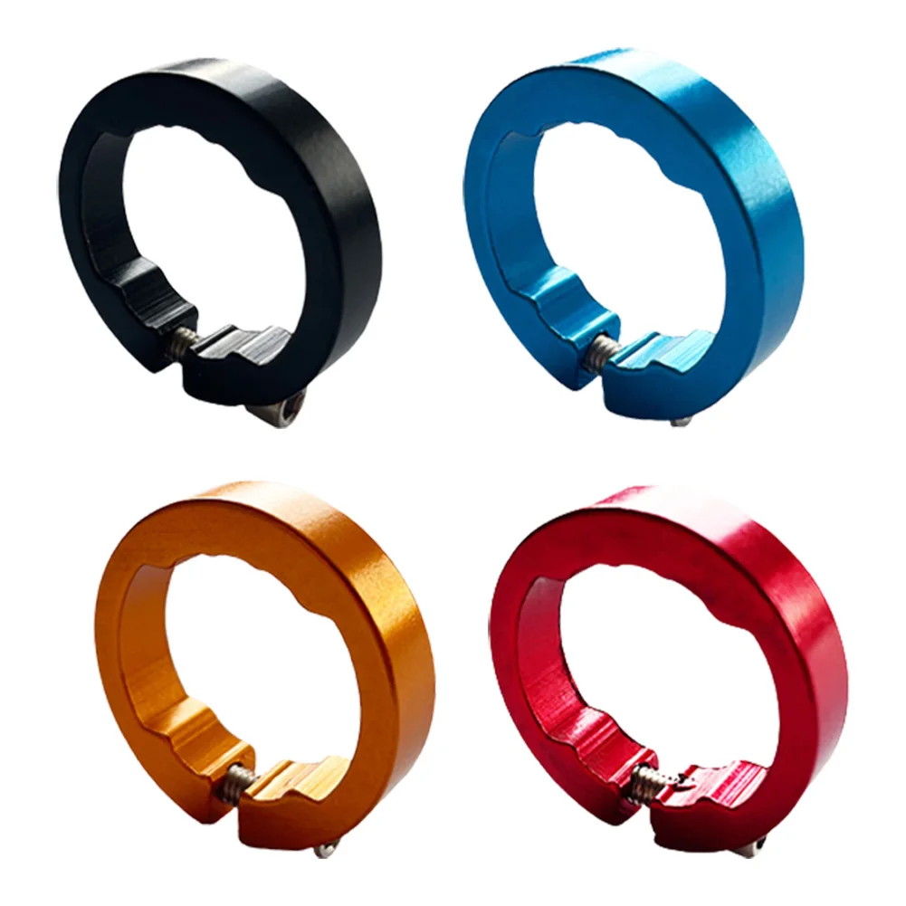 MTB Bike Grips Lock Rings Aluminum Alloy 22.2mm Bicycle Handlebar Grip Fixing End Lock Rings Road Mountain Bike Part 1 Pair