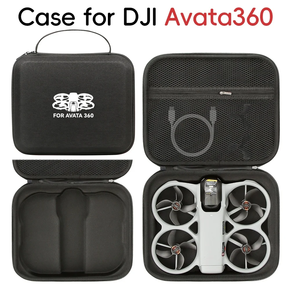 DJI Avata 360용 여행용 보관 가방, 손잡이가 있는 휴대용 케이스, Avata 360 드론 액세서리용 나일론 보호 케이스