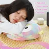 33cm Rainbow Penguin Throw Pillow Cute Plush Colorful Sloth Pillow Stuffed Animals Sleeping Soft Doll Toys Gifts for Girls 3