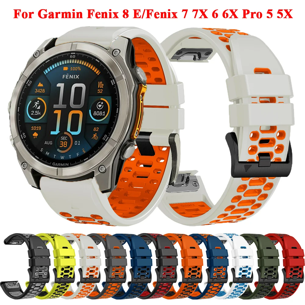 Premium QuickFit Soft Silicone Sport Wristband Strap
