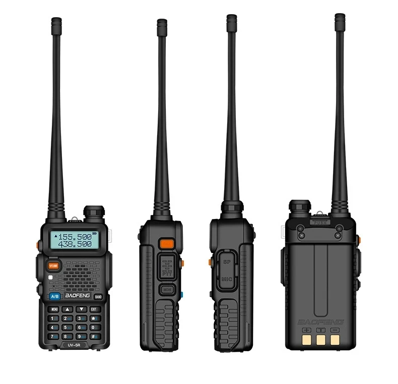 

Baofeng walkie talkie uv-5r two way radio VHF/UHF 136-174MHz 400-520MHz Portable Transceiver with earpiece