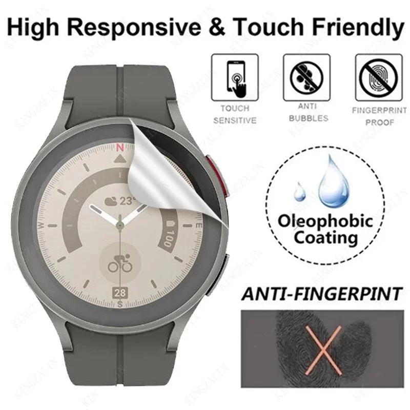 Premium Hydrogel Protective Film for Smartwatch Screens (1-5 Pack)