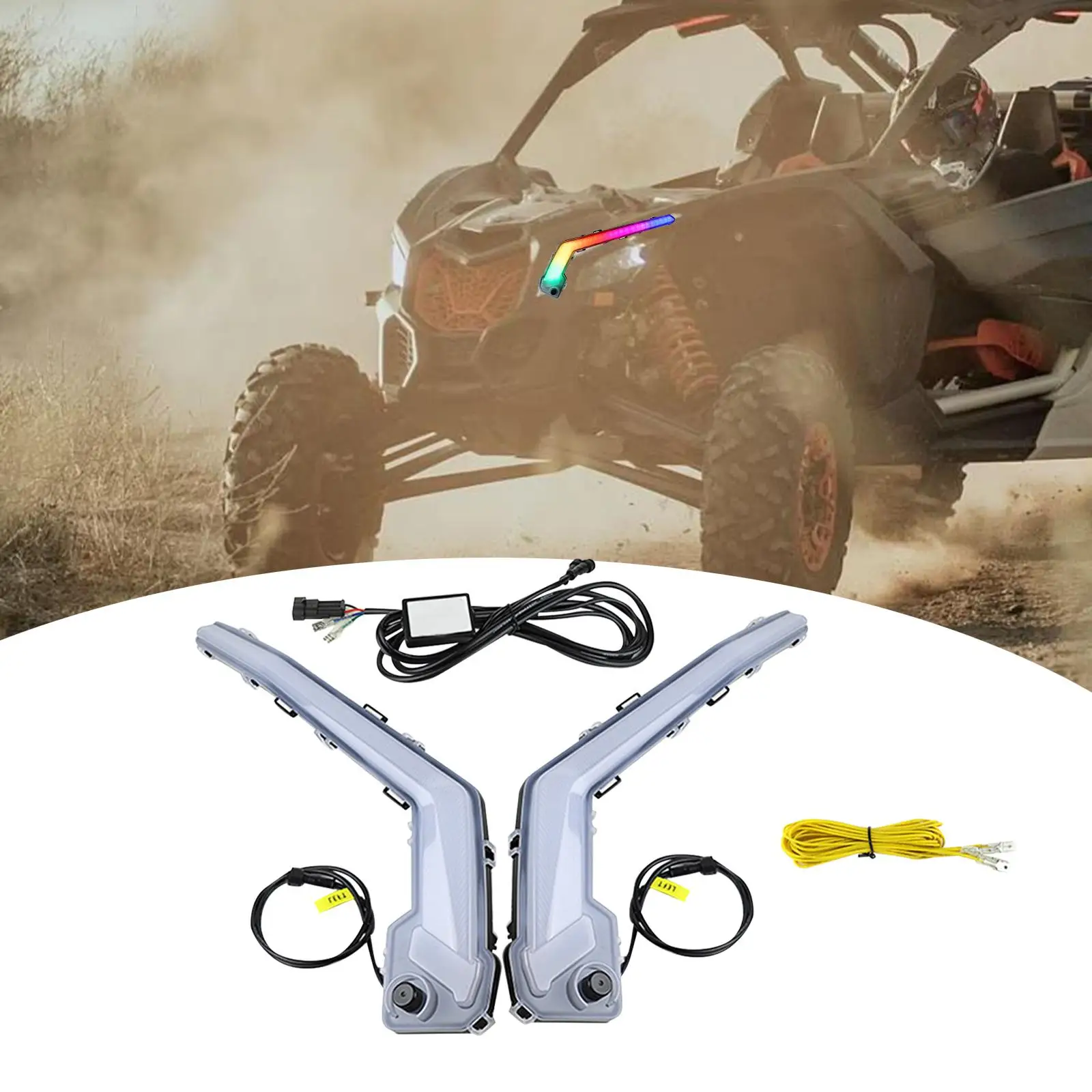 

Front LED Turn Signal Light Fang Lights High Performances Spare Parts Professional Assembly Side Marker for x3 18-22