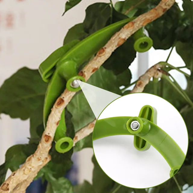 Állítható Növényi Ághajlító -Tartó Újrahasznosítható Ág Húzó Tartójának Klip Bonsai Stílusú Szerszámkerti Készletek