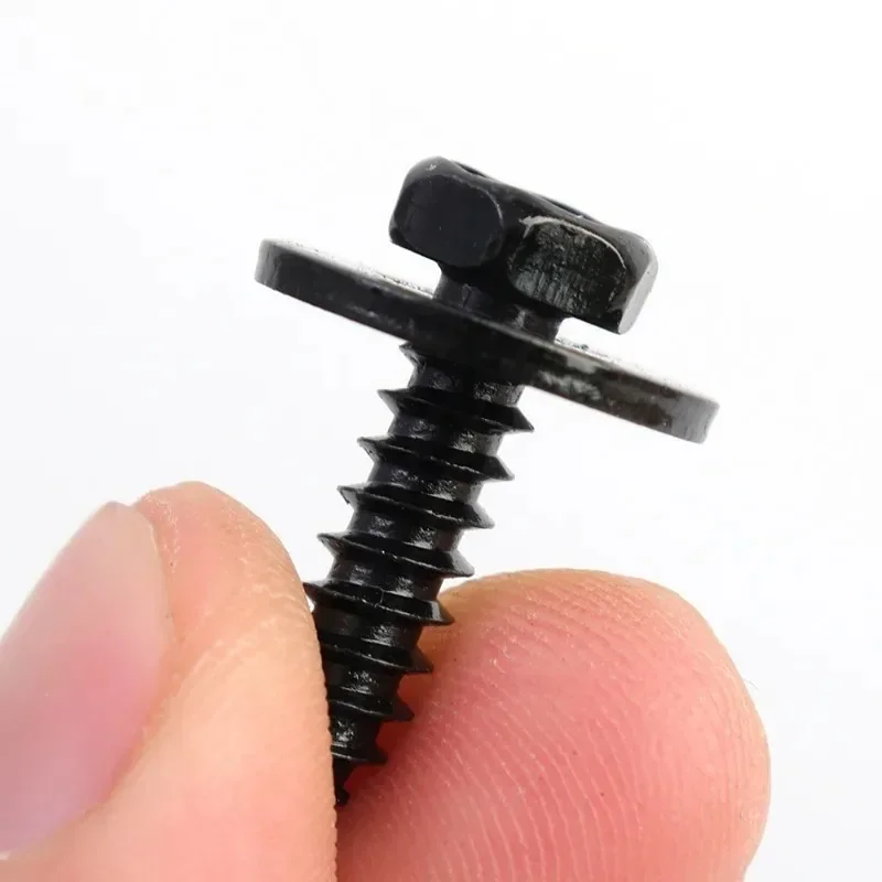 Metal Fastener Clips Chassis Engine Guard Nut/Screw Washers U-shape Clip for BMW E46 E92 E90 F10 Car Fender Bumper Cross Head Screws 40/20pcs