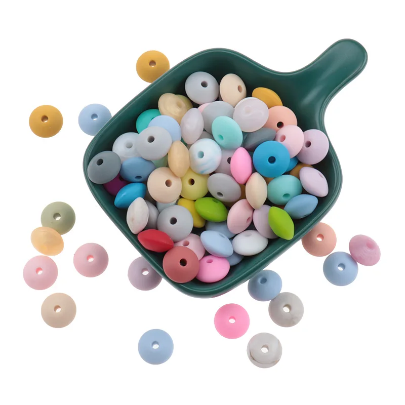 1000PCS 실리콘 렌즈 콩 beads12 * 7MM