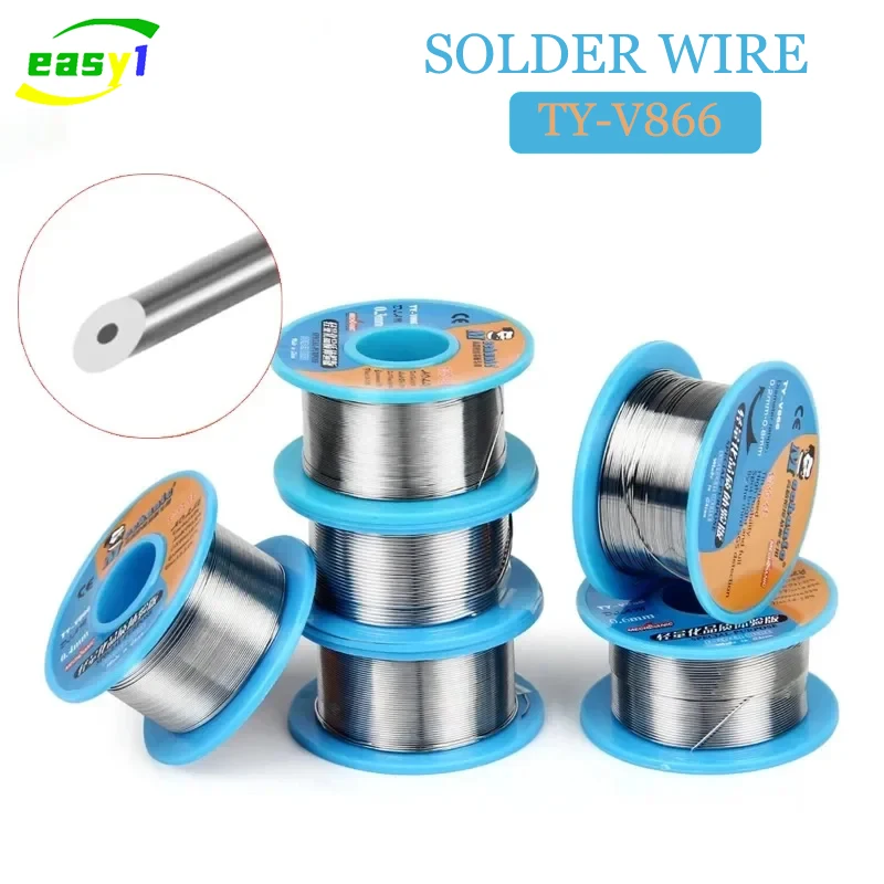 Soldering Wire MECHANIC TY-V866 0.2-1.0mm Rosin Core High Purity Solder Wire 183&deg;C Mobile Phone Motherboard Repair Welding Solder Wire Tool