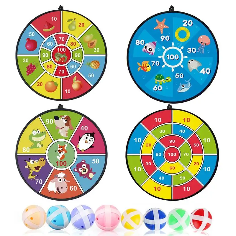 

Kids Dart Board Children Cartoon Animal Dart Board Family Interactive Educational Toy Christmas Gift Fun Party Play Game Kid Toy