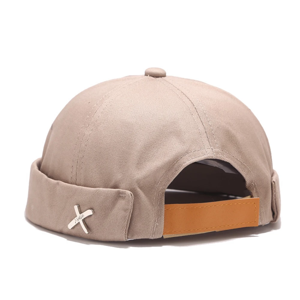 Casquette Docker Sans Visière - Bonnet Roulé Coton - Unisexe - Réglable - Style Vintage Streetwear