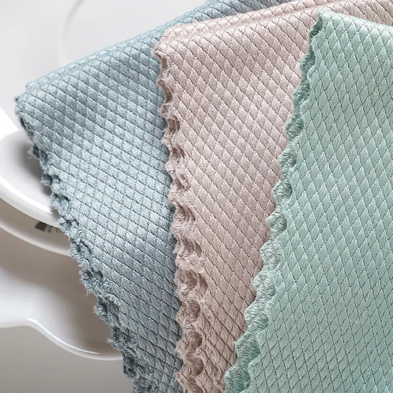 Dishwashing Kitchen Towel Cleaning Cloth for Window Glass Car Floor Rags Bowl Dish Ceramic Tile Wipe Duster Home Cleaning Tools