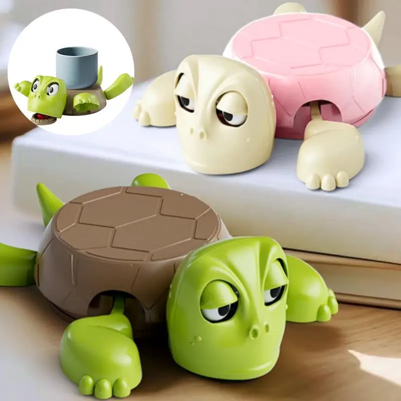 3D Printed Panicked Turtle Coaster Home Office Decorative Coffee Tea Cup Mat Insulation Pad Mug Holder Funny Expression