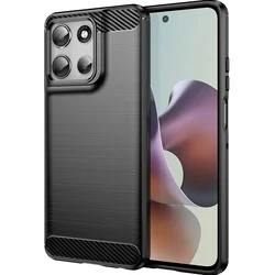 Flexible TPU Shockproof Protective Case for Motorola Moto G47 (Black)