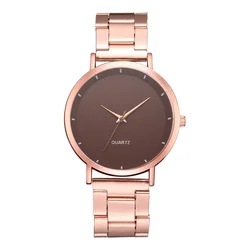 Elegant Rose Gold Luxury Women's Fashion Watch - Perfect Gift (C)