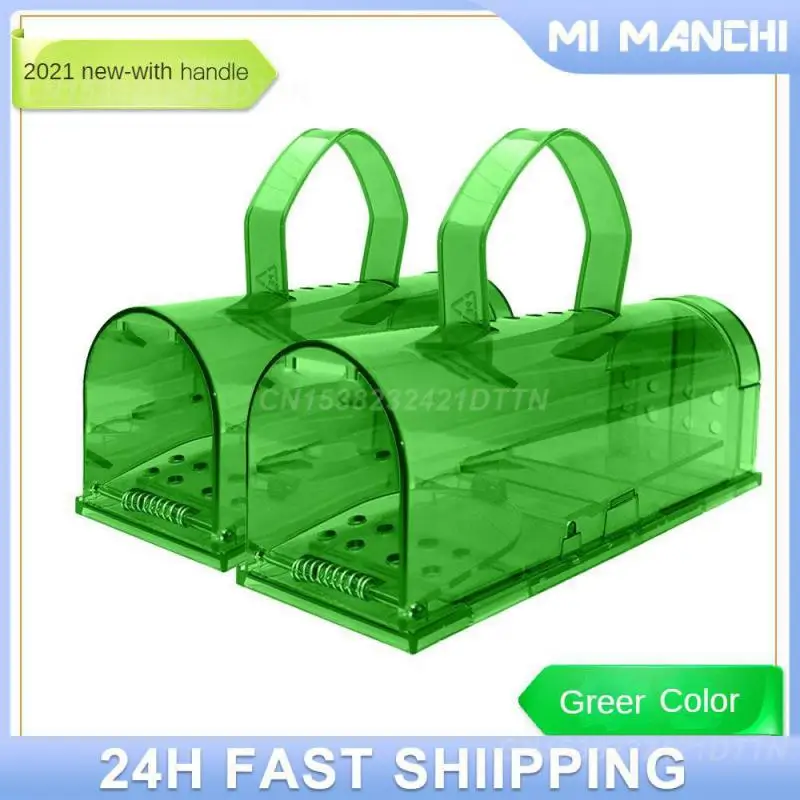 

Mousetrap Plastic Household Rat Cage Pest Control Rat Trap Small Multiple Colors Transparent Material