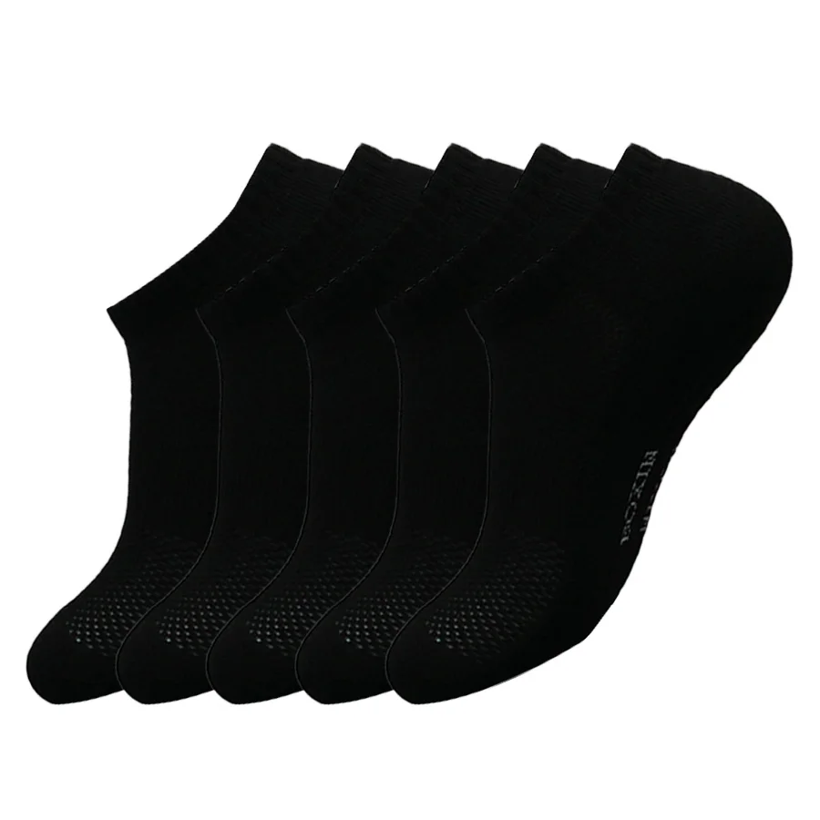 5/10/20 Paar Neue Coole Herren Schwarze Weiße Warme Socken Set Herbst Winter Einfarbige Sport-Kurzsocken für Männer Dropshipping – Detail 12