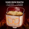 Bread Maker Machine Stainless Steel UL Certified, Nonstick Bread Pan, Homemade 2Lbs Breadmaker, Gluten-Free Setting 5
