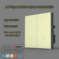 M8 Tuya Smart Switch, Zigbee Switch, Internet Switch, Tuya Aluminum Double-Button Scene Switch, Home Automation Switch