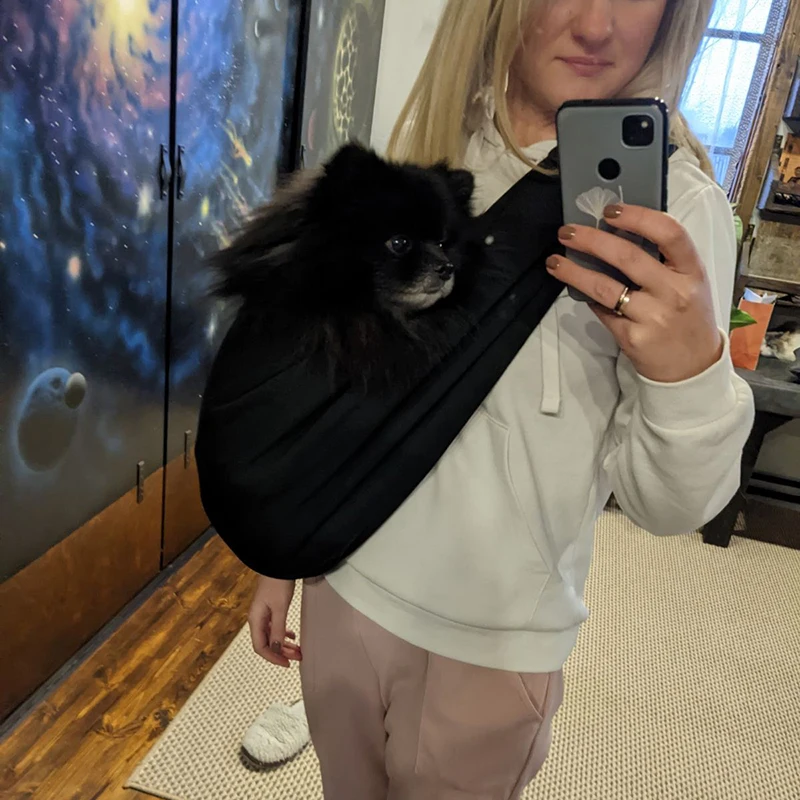 Cat Sling - Pet Carrier Bag for Outdoor Travel, Single Shoulder Bag for Dogs, Comfortable Handbag Tote, Ideal for Kitten, Corgi, and Small Pets