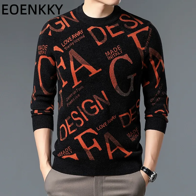 Brand Sweaters Winter Sweater Men Luxury Brand Pullovers Men
