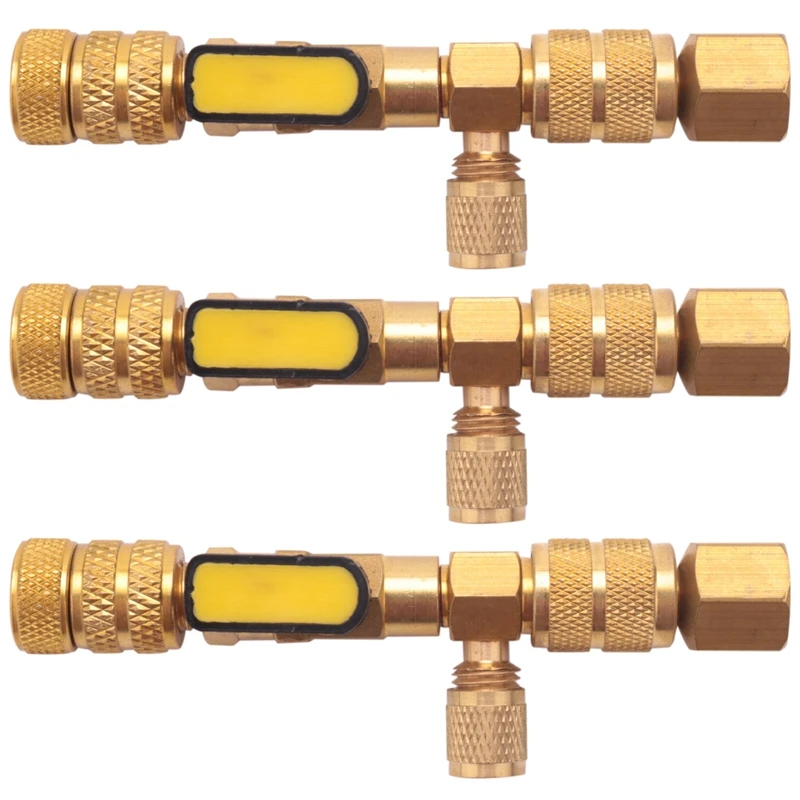 3X R410A R22 Dual Size Sae Port Hvac Valve Core Removal Installer Tool (Nessuna Perdita Di Gas)