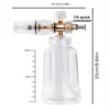 High pressure foam spray bottle 1/4 '' quick connection foam cannon adjustable fan-shaped nozzle for car cleaning 4