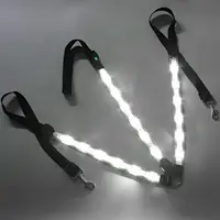 LED Horse Breastplate Collar Harness LED Strips Horse Chest Strap Battery Operated Belt Adjustable Equestrian Safety Gear 1
