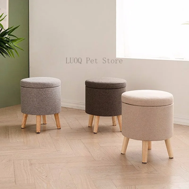 

Small Wooden Stool For Kid Adult Multi-Functional Wooden Stool Seat Foot Rest Ideal For Entryway Foyer Hallway Garden